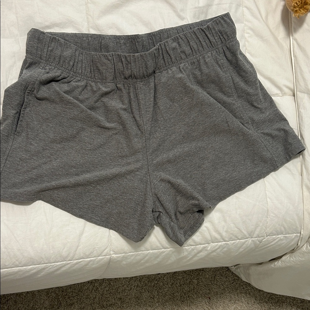 Women's Athletic Gray Shorts- Athletic Works